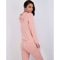 thumbnail image 3 of Real Essentials 4 Piece: Women's Long Sleeve Pullover Hoodie Henley Sweatshirt & Jogger Set- Athletic Lounge Sweatsuit, 3 of 7