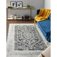 thumbnail image 3 of Rugs.com Aurelia Collection Rug – 5' x 8' Charcoal Medium-Pile Rug Perfect For Living Rooms, Large Dining Rooms, Open Floorplans, 3 of 4