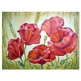 thumbnail image 2 of Poppies in Wheat - Large Floral Wall Art Canvas, 2 of 3