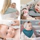 thumbnail image 3 of 7 Pack Baby Bibs Cotton Baby Bandana Drool Bib For Unisex Baby, 7 Solid Colors Set For Teething And Drooling, 3 of 3