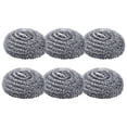 thumbnail image 2 of Stainless Steel Scrubber Sponges, Heavy Duty Scouring Pads for Kitchen, Bathroom, Pots and Pans, Steel Wool Scourer, 6-Pack, 2 of 8