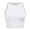 White, variant on FashionMille Women Stretch Bandeau Jersey Tube Bodysuit Strapless Top