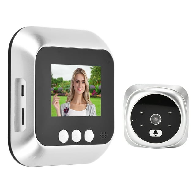 Video Dimensor, Peephole Door Bell Viewer 2.8in Tft LCD Visón Nocturna Inteligente Para El Hogar