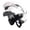 Glossy White, variant on 1Storm New Motorcycle Modular Flip up Full Face Helmet Dual Visor: HJK910 DSPORT Race Blue