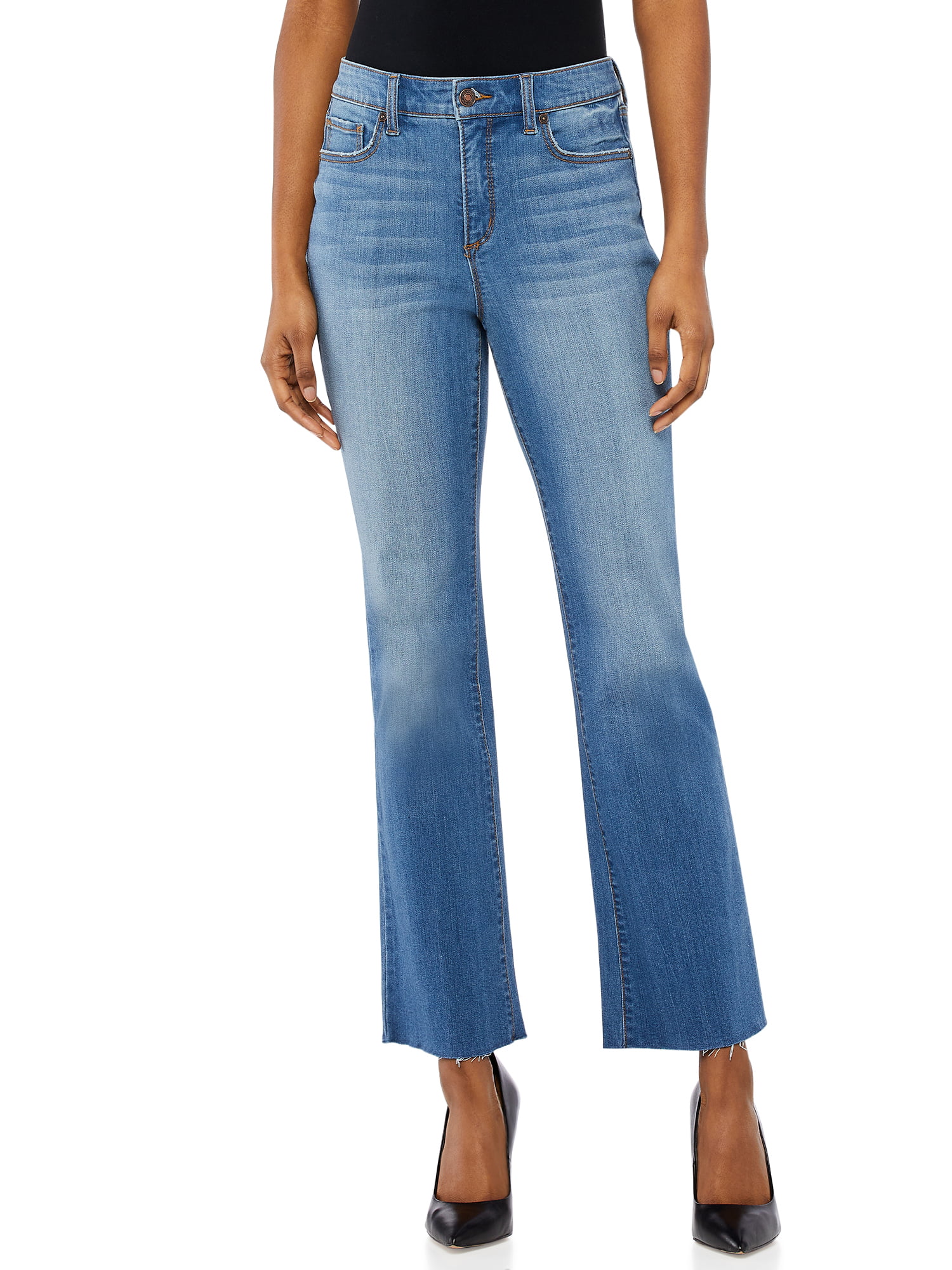 Scoop Women’s Crop Ankle Jeans - Walmart.com