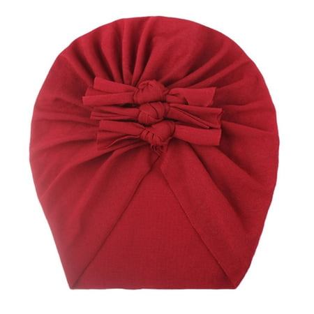 

Hat For Kids Toddler Kids Baby Girls Solid Bow Knotted Hat Cap Beanie Headwear Accessories