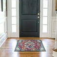 thumbnail image 5 of Ottomanson Non-Slip Small Area Rug for Entryway 2'3" x 3' Easy Clean & Durable Kitchen Mat, Red/Blue Oriental, 5 of 8