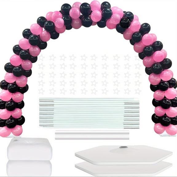 21ft Adjustable Balloon Arch Stand Kit - Perfect for Weddings, Graduations, and Holiday Celebrations