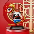 thumbnail image 5 of Happy New Year Kids Toys Panda Building Blocks Micro Blocks  Dragon Lion Dance Chinese Style Decorations Gifts Sets, 5 of 8