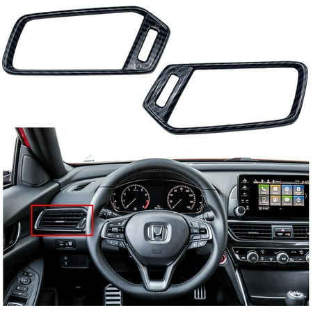 Honda Accord Air - Xotic Tech Carbon Fiber Pattern ABS Side Air Vent Outlet Cover Trim Fit Honda Accord 2018