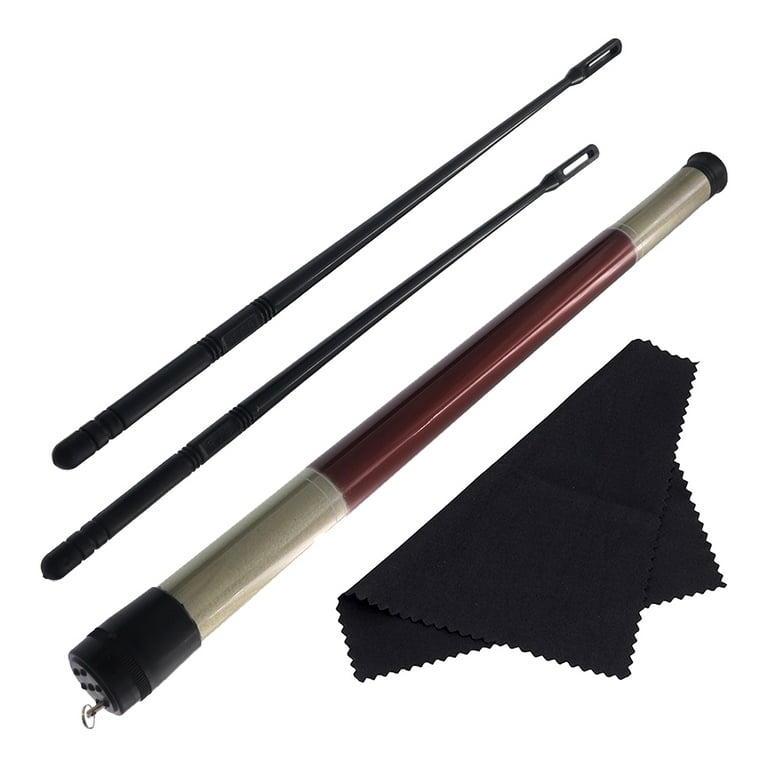 LWEEIN 1 Set Flute Cleaning Stick Cleaning Cloth Flute Cleaning Accessories (Black), Size: 34.60X0.90X0.80CM