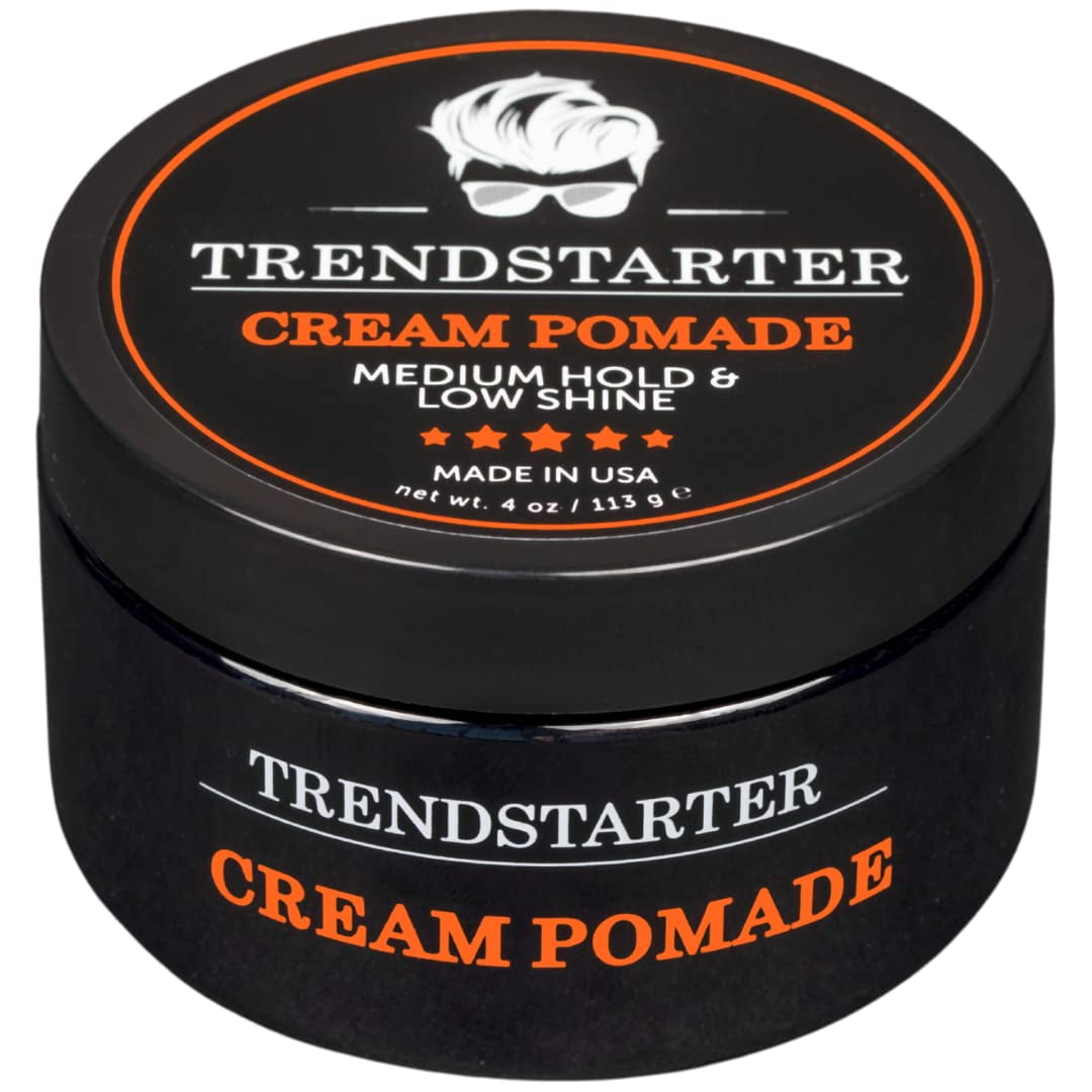 TRENDSTARTER - DRY POMADE (4 oz) - Strong Hold - Low Shine - Water-Based  Gel Type Pomade - All-Day Hold Premium Hair Styling Products - Launched  Spring 2022 
