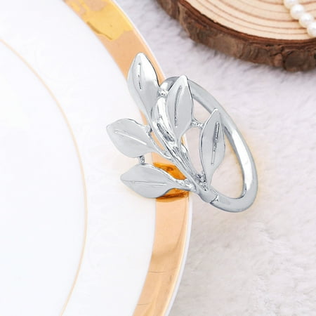 

meijuhuga Napkin Rack Simple Solid Color Napkin Buckle Space-saving Beautiful for Hotel