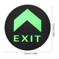 thumbnail image 2 of Hemoton 5 Pcs Home Exit Sign Safety Sign 19.50X19.50X0.10CM Green, 2 of 8