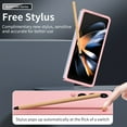 thumbnail image 6 of TECH CIRCLE for Samsung Galaxy Z Fold 4 Case Built-in Screen Protector, Drop Shockproof Full Body Protective Cover with Pen Holder & Free Stylus Pen for Samsung Galaxy Z Fold 4 5G 7.6" 2022,Pink, 6 of 7