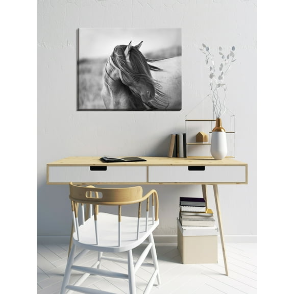 Gango Home Decor Fierce Grace; One 20x16in Hand-Stretched Canvas