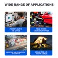 thumbnail image 4 of 500W Pure Sine  Inverter, 12V/24V DC to 110/120V AC Converter for RV, Home, Vehicles, Boat, Car Adapter with 3 AC Outlets, 4 USB Ports, LCD Display, 4 of 7