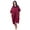 Red, variant on 's Women's Caftan / Kaftan / Muumuu / Mumu, Golden Animal Print, One Size