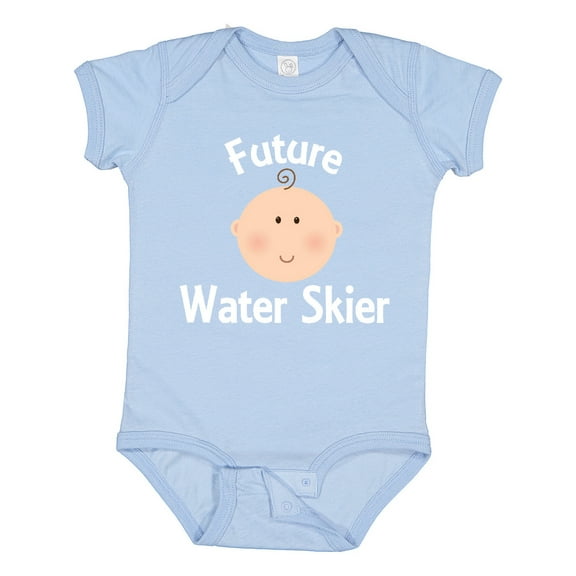 Inktastic Future Water Skier Boys or Girls Baby Bodysuit