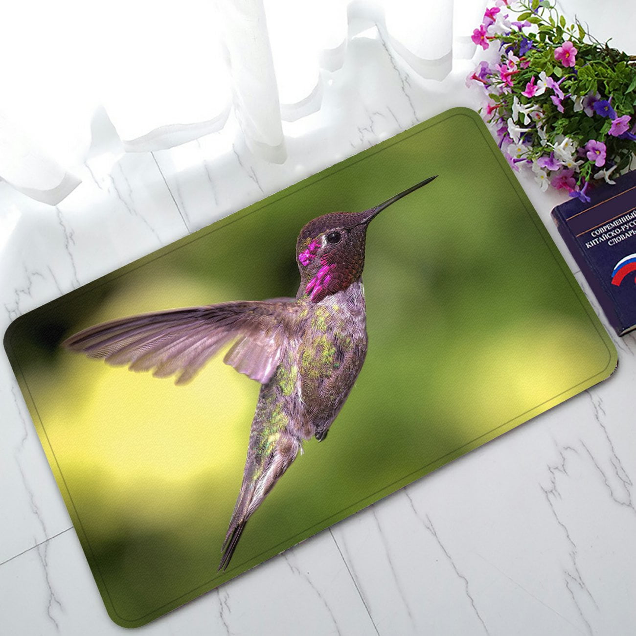 ZKGK Hummingbird NonSlip Doormat Indoor/Outdoor/Bathroom Doormat 30 x