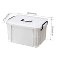 thumbnail image 4 of Wweixi First Aid Kit Plastics Pouch Supplies Dust-proof Storage Cases Convenient Simple Style Household Supply Case, 4 of 8