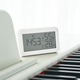 thumbnail image 4 of Despertador Digital Reloj digital Higrómetro de temperatura interior Relojes de mesa modernos para oficina en casa Fanmusic Despertador Digital, 4 of 7