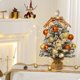 thumbnail image 4 of Adornos Navideños Xihbxyly Mini Árbol de Navidad de Escritorio, 4 of 7