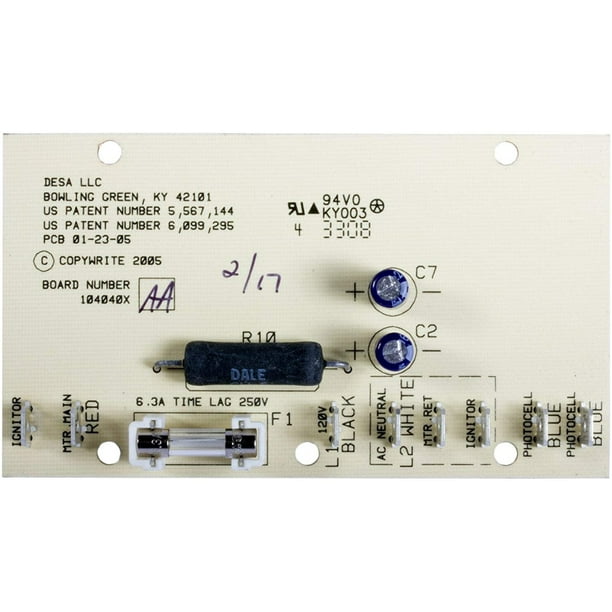 104040 Circuit Board replacement for Desa LLC portable kerosene and