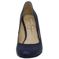 thumbnail image 2 of Zapatos de cuña Jessica Simpson Navy para bebé talla 9 M US con tacón de 8.25 cm, 2 of 7