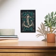 thumbnail image 2 of A Smooth Sea Never Made A Good Sailor, Coastal Lifestyle Collection Birch Wood Wall Sign (6x9 Rustic Home Decor, Ready to Hang Art), 2 of 5