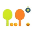 thumbnail image 2 of DYNWAVECA Hanging Table Tennis Trainer Set Pong Trainer Solo Practice Parent Child Toy with Racquet and Ball for Exercise Activity Blue, 2 of 10