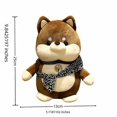 thumbnail image 2 of Akita Inu Doll Stray Dog Plush Toy Runaway Dog Doll Puppy Rag Doll Childrens Pillow Gift, 2 of 5