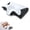 Black, variant on Doreve Cloudfaser Pro Sleep Pillow, Ergonomic Memory Foam Bed Pillow for Side, Back & Stomach Sleepers, Breathable Cooling Neck Support Pillow