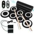 thumbnail image 1 of Seitruly Almohadilla de batería electrónica de graves profundos para rollo de práctica de conexión de ordenador con salida de auriculares Electrónica, 1 of 6