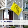 thumbnail image 2 of ANLEY Fly Breeze 3x5 Foot Solid Yellow Flag - Plain Yellow Flags Polyester, 2 of 6