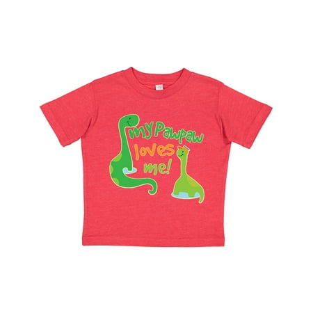 

Inktastic My PawPaw Loves Me Gift Toddler Boy Girl T-Shirt