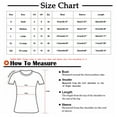 thumbnail image 2 of Aloohaidyvio Tops for Women,Fashion Womens Summer V-Neck Solid Short Sleeve Casual Top Blouse, 2 of 5