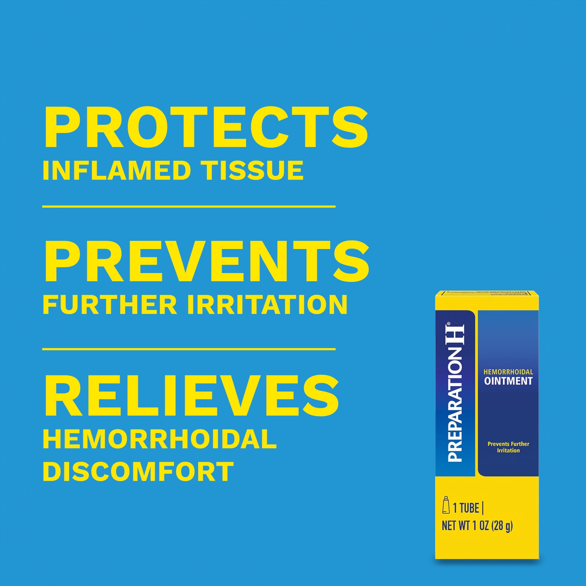 Preparation H Ointment for Hemorrhoid Relief, Burning and Itching, 1 Oz.