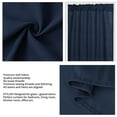 thumbnail image 6 of REGALWOVEN Elegant French Thermal Insulated Blackout Curtains Set of 2, Navy Blue 25"x40", 6 of 6