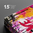 thumbnail image 4 of IDEA4WALL Canvas Print Wall Art Love Typography Color Woman Spray Paint Graffiti & Street Art Abstract Illustrations Modern Art Decorative Bohemian Multicolor for Rooms - 24"x24", 4 of 5