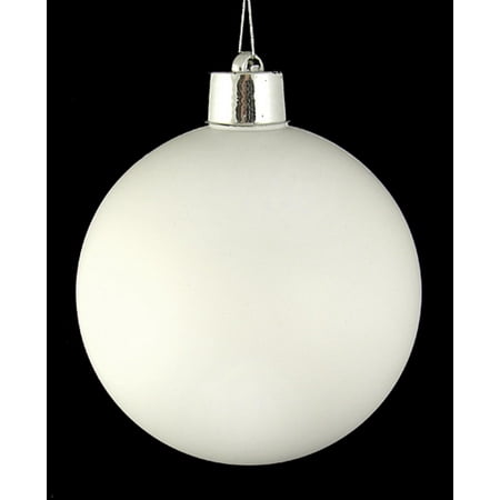 huge matte winter white shatterproof christmas ball huge matte winter white shatterproof christmas ball