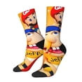 thumbnail image 2 of Lsque Sml Jeffy Printed Men's Crew Socks, Soft Durable Breathable Moisture-Wicking with Odor Control Cotton socks, 2 of 7