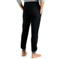 thumbnail image 2 of Hanes Men's Waffle Knit Sleep Jogger Pant New Ebony, Small, 2 of 4