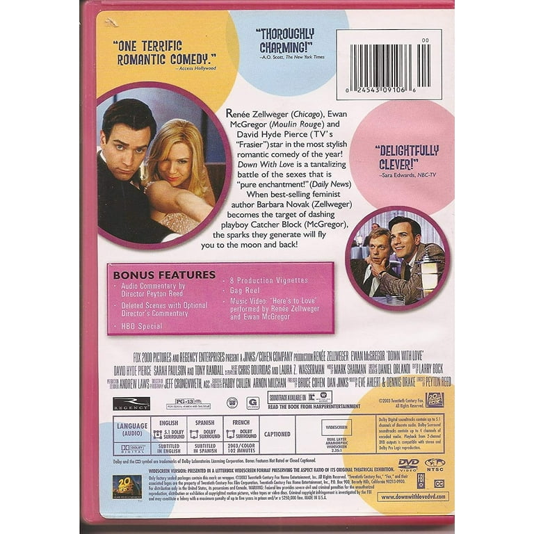 恋は邪魔者 Down with Love  Widescreen Edition Renée Zellweger Down With Love VHS - Ewan McGregor Renee Zellweger for sale
