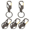 thumbnail image 5 of FRCOLOR 15 pcs  Key Chain Holder Keyring Decorative Keychains With Hook Key Chain Rings Accessory Men Belt Key Rings metal keychains, 5 of 8
