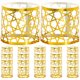 thumbnail image 1 of Anillos de servilleta compactos de 50 piezas de hebillas delicadas hebillas de servilleta de papel hecha decoraciones de anillo de servidor, 1 of 7
