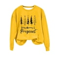 thumbnail image 4 of EGNMCR Chandail en Molleton de Noël Col Rond Imprimé Ample Manches Longues Sans Capuche, 4 of 4