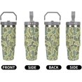 thumbnail image 6 of Stainless Steel Tumbler with Lid And Straw 30 Oz Top Handle Duck Hunting Camo Leakproof Vacuum Insulated Water Bottle for Car Travel, 6 of 6