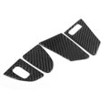 thumbnail image 1 of Door Lock Panel Frame Door Window Lock Switch Panel Trim 4pcs Carbon Fiber Door Window Lock Switch Panel Trim Waterproof Fit For V60 / S60 LHD, 1 of 8