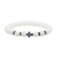 thumbnail image 1 of Men Natural Stone Bead Bracelets Bracelet Beautiful Elastic Rope Bangles Wear-resistant Jewelry Elastic Rope Bangles Fashion Tiger Bracelet Party Type 4, 1 of 7